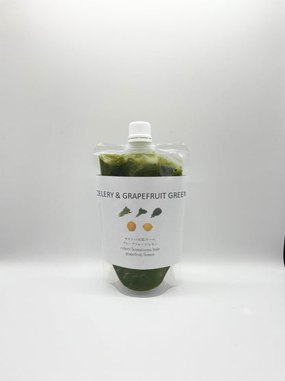 【COLD PRESSED JUICE】セロリとグレープフルーツのグリーンジュース